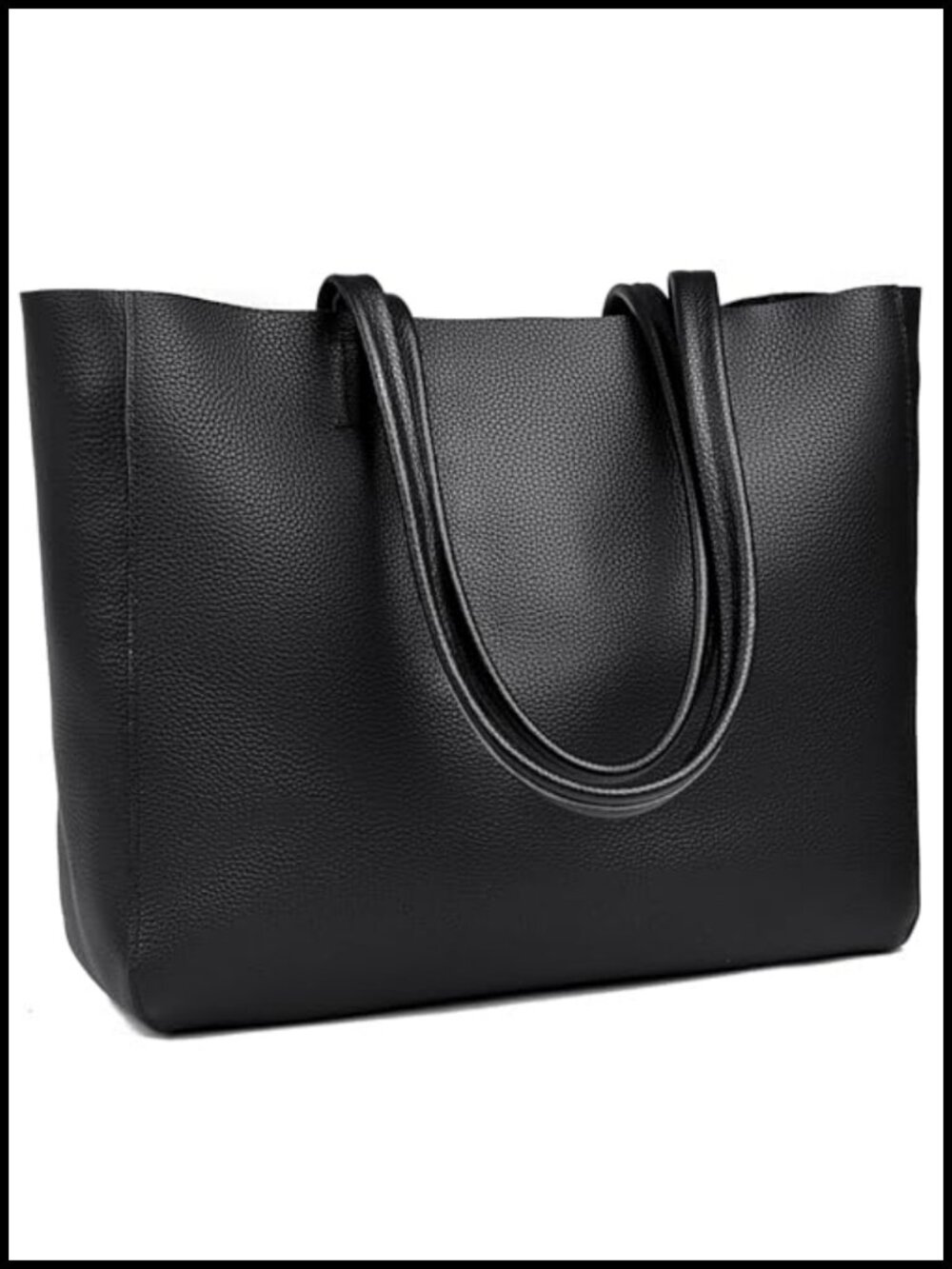 Genuine Leather Tote Bag for Women Soft Shoulder Bag Large Capacity Purse